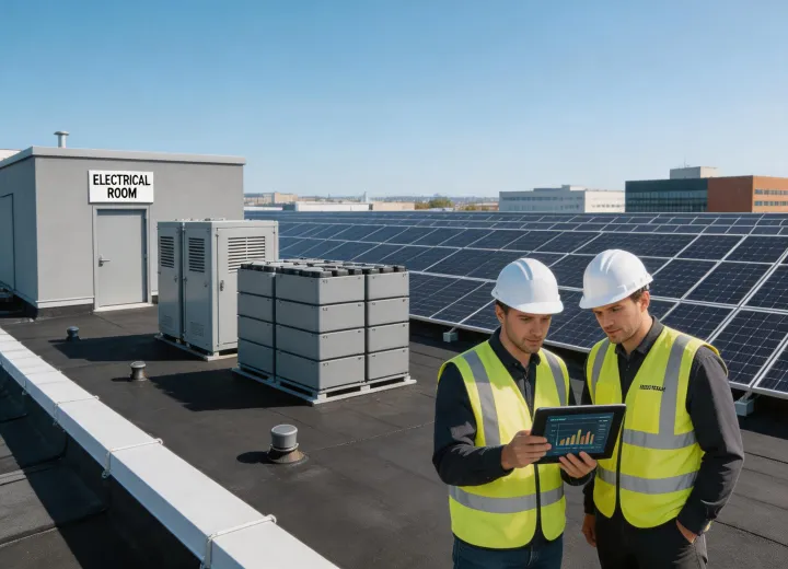 Commercial rooftop storage application