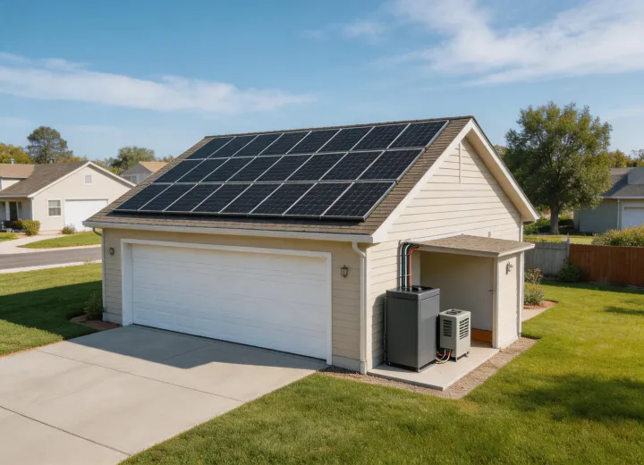 Residential solar and battery application